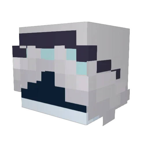 oOGlitchOo Minecraft avatar head, 3D render