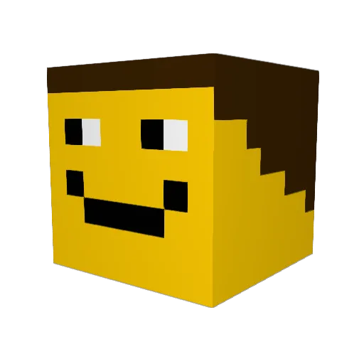oOMuffinOo Minecraft avatar head, 3D render