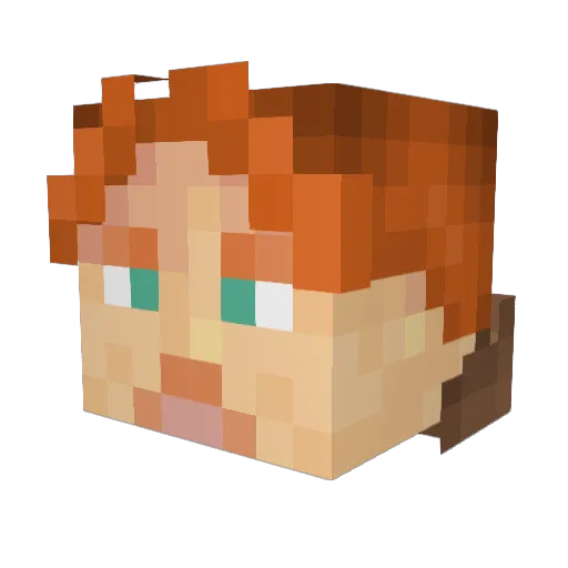 oOMunchOo Minecraft avatar head, 3D render