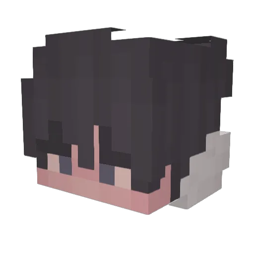 oOZIGGYOo Minecraft avatar head, 3D render
