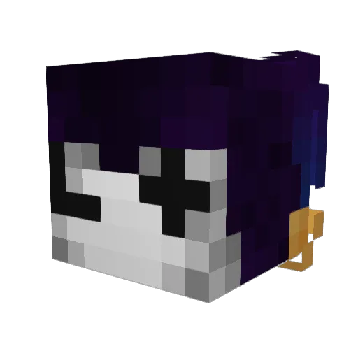 oO_Jester_Oo Minecraft avatar head, 3D render