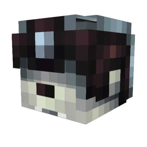 oOhuangOo Minecraft avatar head, 3D render