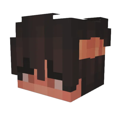 oOminerOo Minecraft avatar head, 3D render