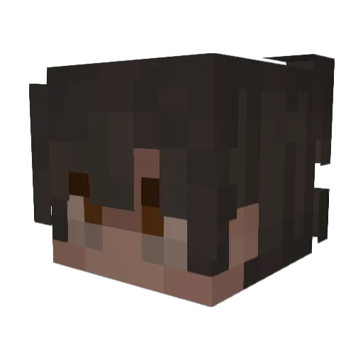 oPav Minecraft avatar head, 3D render