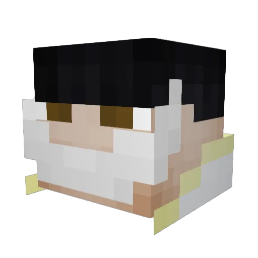 oPrimes Minecraft avatar head, 3D render