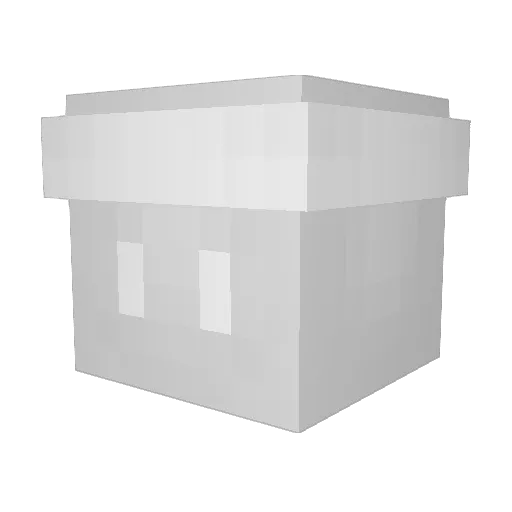 oPrlix Minecraft avatar head, 3D render