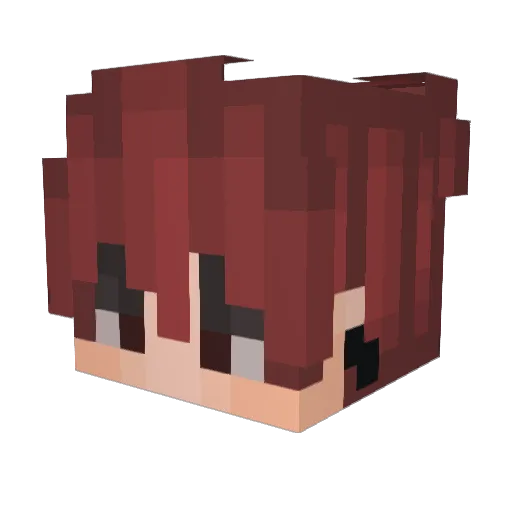oProof Minecraft avatar head, 3D render