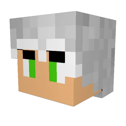 oRanGeez Minecraft avatar head, 3D render