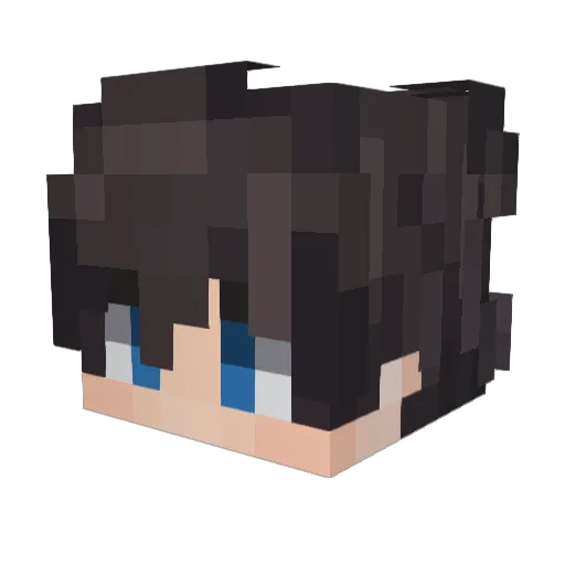 oRaphail Minecraft avatar head, 3D render