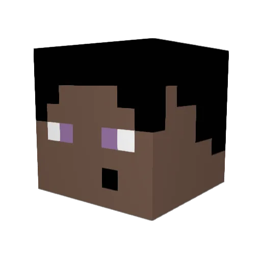 oRayoOFC Minecraft avatar head, 3D render