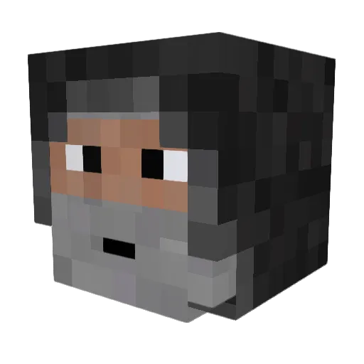 oReLaF Minecraft avatar head, 3D render