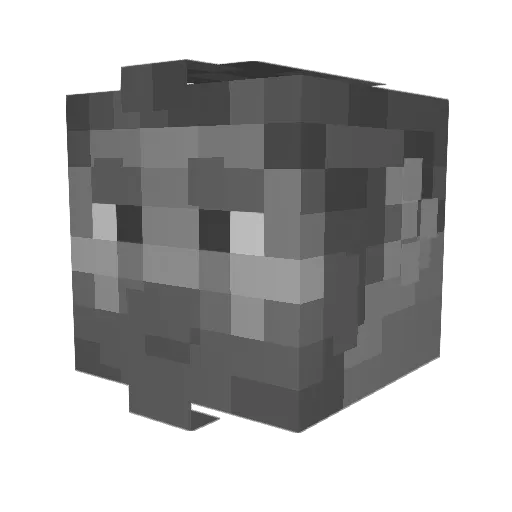 oRival_ Minecraft avatar head, 3D render