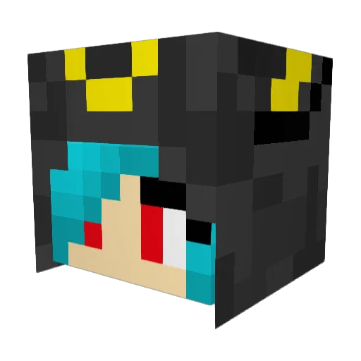 oRogerx Minecraft avatar head, 3D render