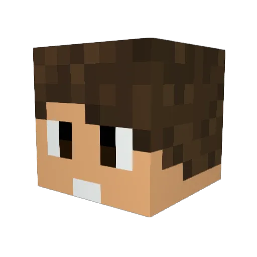 oRosa0 Minecraft avatar head, 3D render