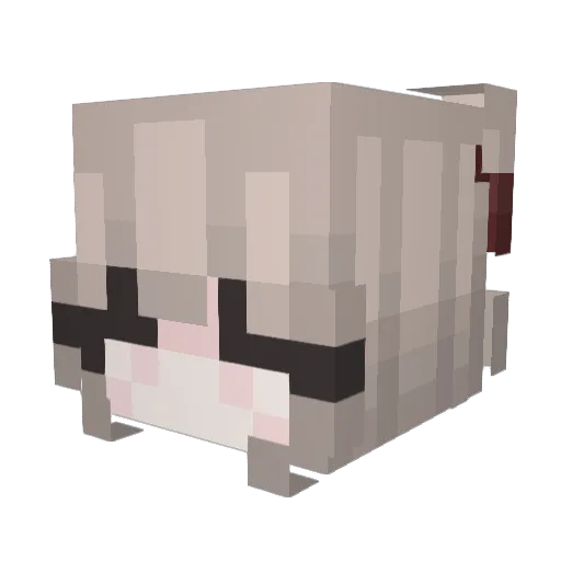 oRoxyo Minecraft avatar head, 3D render