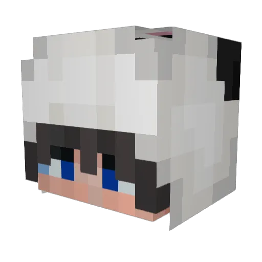 oRoy Minecraft avatar head, 3D render