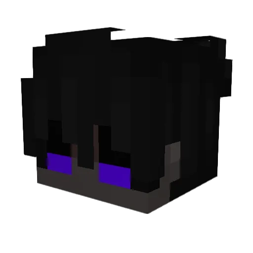oRyaz Minecraft avatar head, 3D render