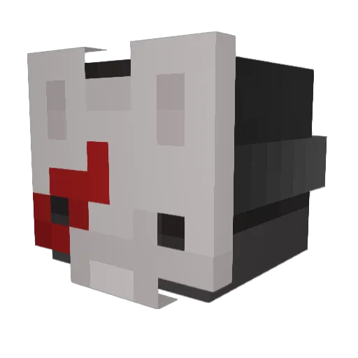 oScott_ Minecraft avatar head, 3D render