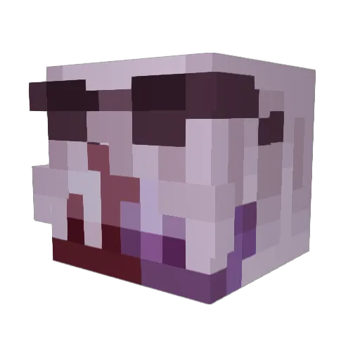 oSeptor Minecraft avatar head, 3D render