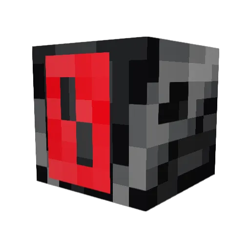 oSilence Minecraft avatar head, 3D render