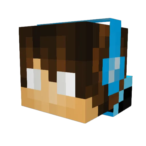 oSiyEx Minecraft avatar head, 3D render