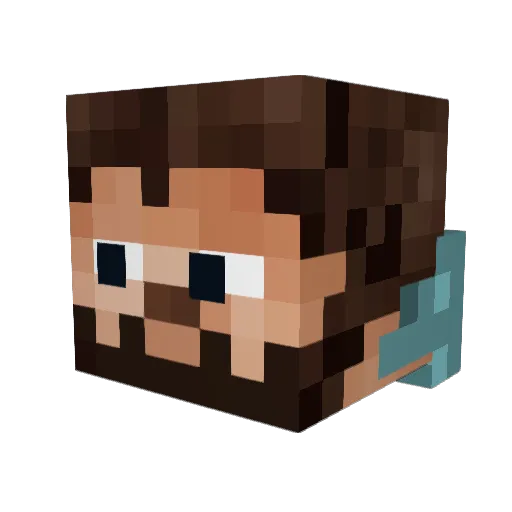 oSo_MagiCz Minecraft avatar head, 3D render