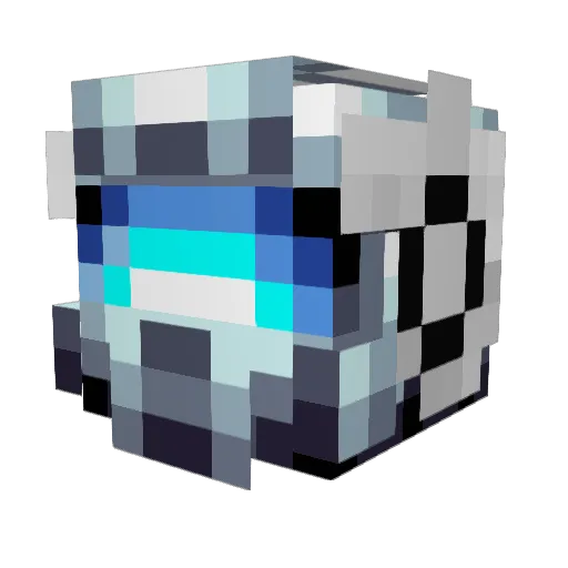 oSolace Minecraft avatar head, 3D render