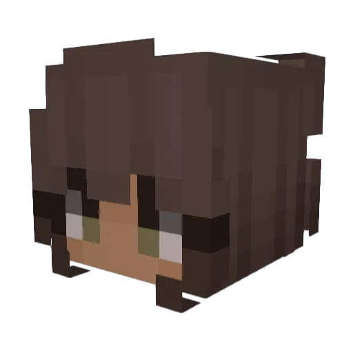 oSorya Minecraft avatar head, 3D render