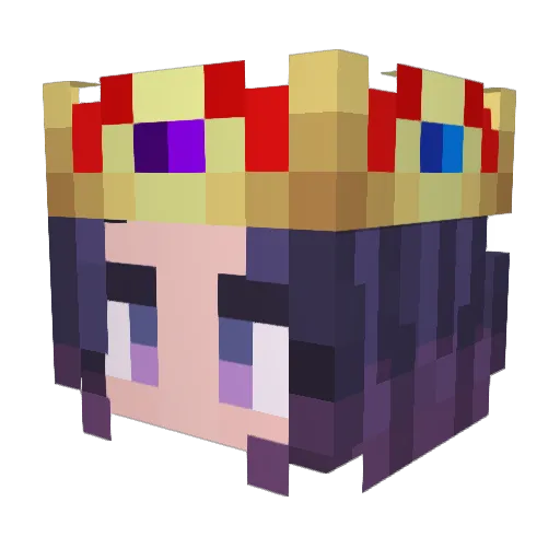 oSumiii Minecraft avatar head, 3D render