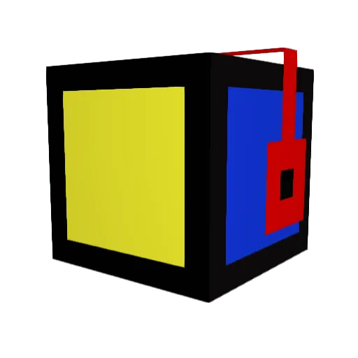 oTUNAo Minecraft avatar head, 3D render