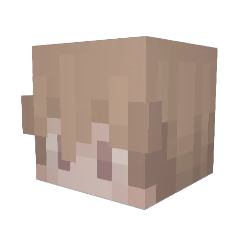 oTopic Minecraft avatar head, 3D render