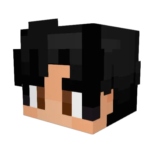 oVinni Minecraft avatar head, 3D render