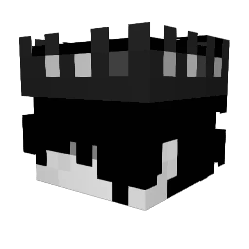 oVortex__ Minecraft avatar head, 3D render