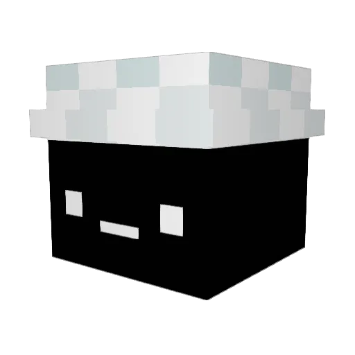 oWarless_ Minecraft avatar head, 3D render