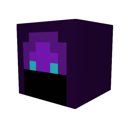 oWeon Minecraft avatar head, 3D render