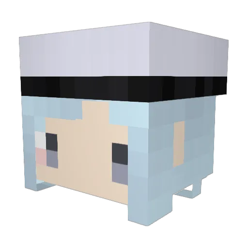 oXloliconXo Minecraft avatar head, 3D render