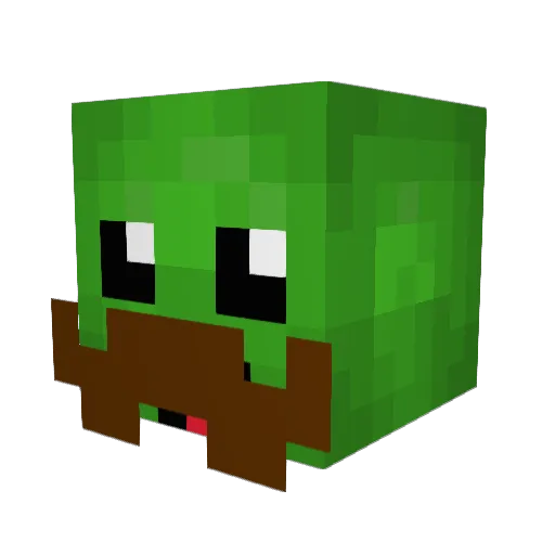oYamz Minecraft avatar head, 3D render