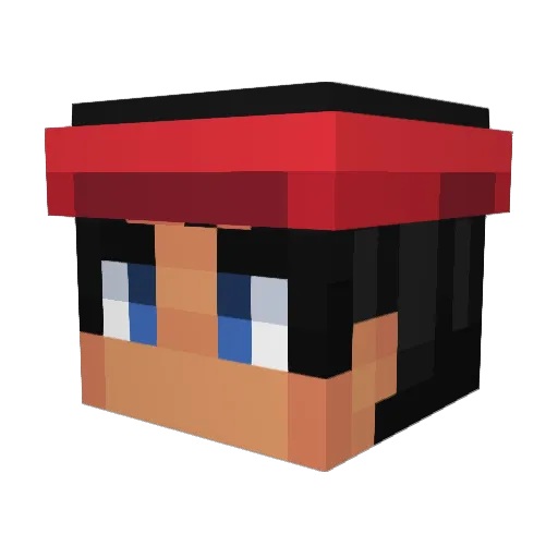 oYzd5 Minecraft avatar head, 3D render