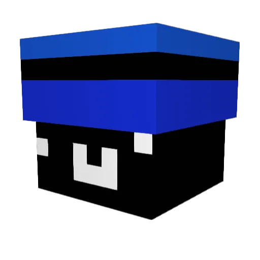 oZennus Minecraft avatar head, 3D render