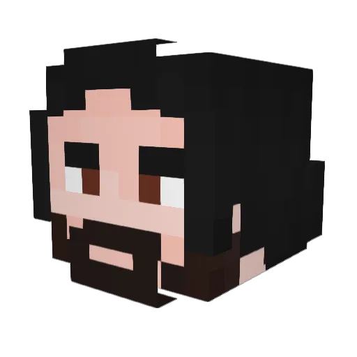 oZy2891 Minecraft avatar head, 3D render