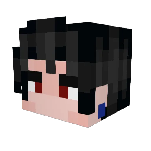o_MJ_o Minecraft avatar head, 3D render