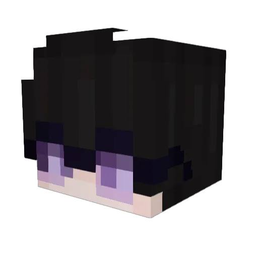 o_NightShade_o Minecraft avatar head, 3D render