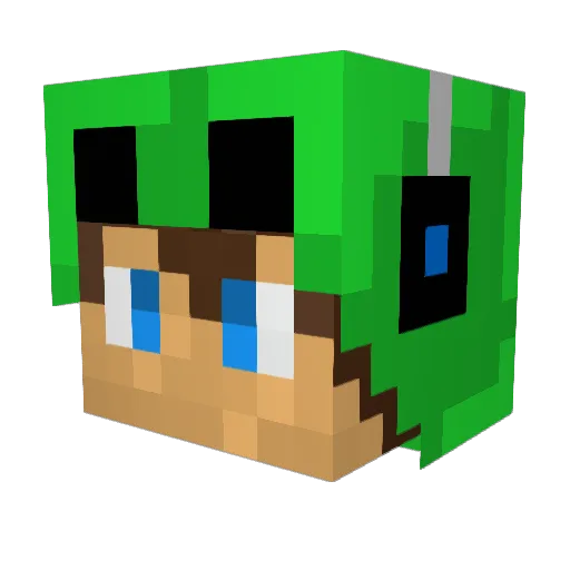 o_Owen_16 Minecraft avatar head, 3D render