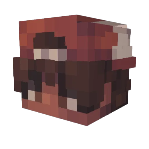 o_hou__ Minecraft avatar head, 3D render