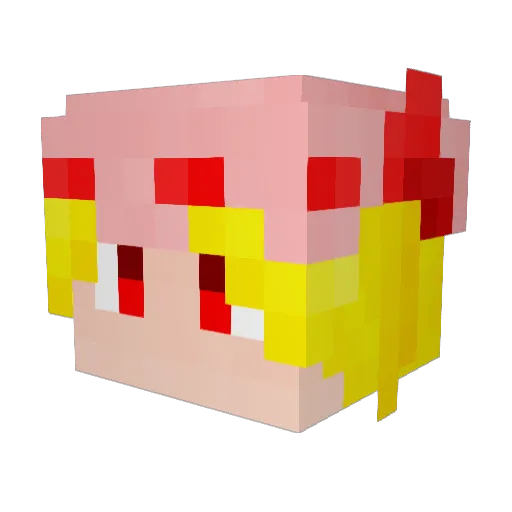 o_kirbus_o Minecraft avatar head, 3D render