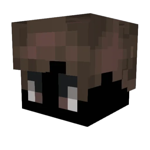 o_sav Minecraft avatar head, 3D render