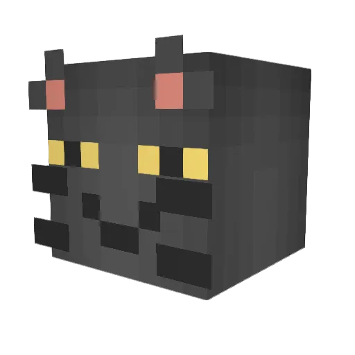 o_sie Minecraft avatar head, 3D render