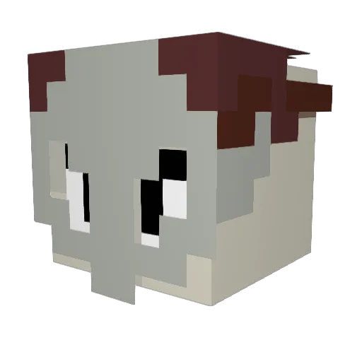 o_snowfall_o Minecraft avatar head, 3D render