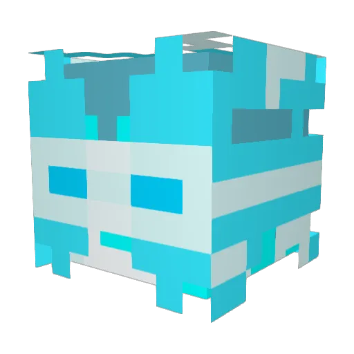oahawk Minecraft avatar head, 3D render