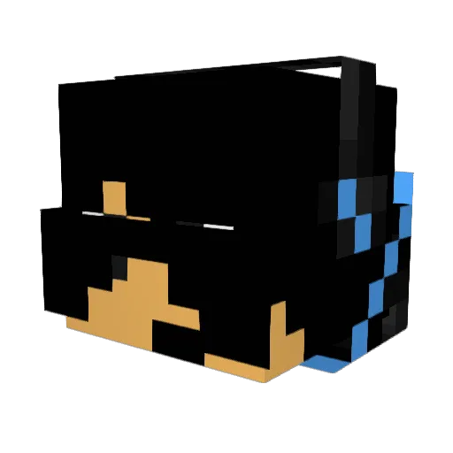 oakenpython371 Minecraft avatar head, 3D render